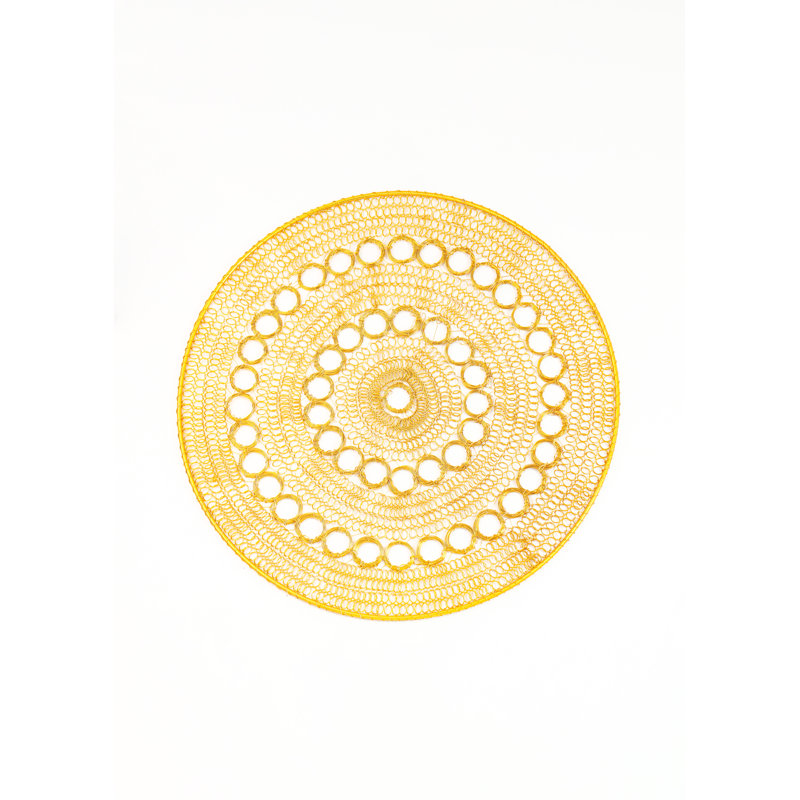 Celestial Rings Metal Placemat