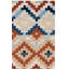 Tapis crocheté à la main à carreaux en laine Aalyah-1848935264
