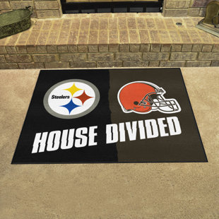 House Divided Steelers and Browns Double Sided Garden Flag