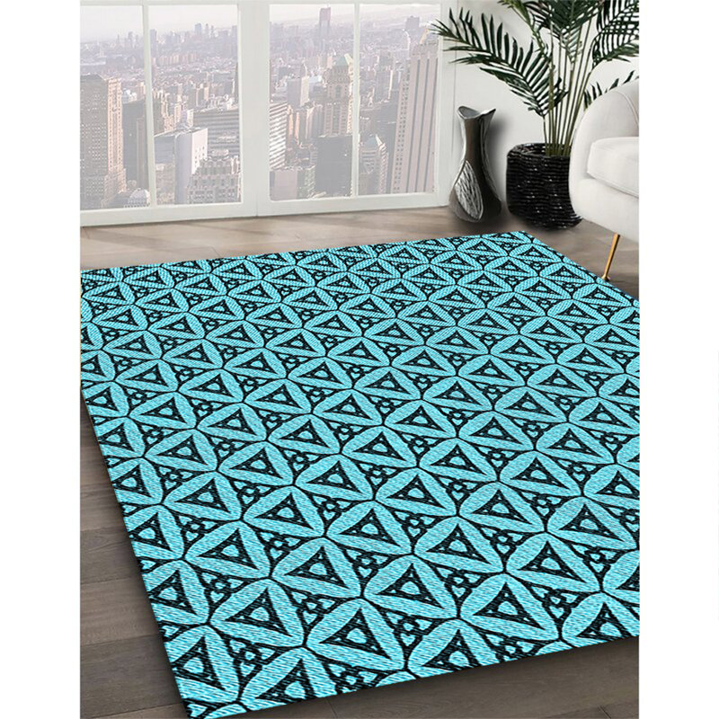 Abstract Indoor Rug, Rectangle 7' x 9'