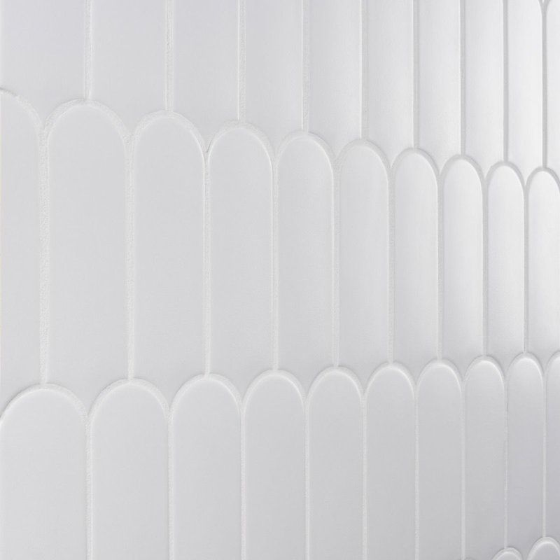 Carrelage mural espagnol mat 3 "x 8", Gris brouillard