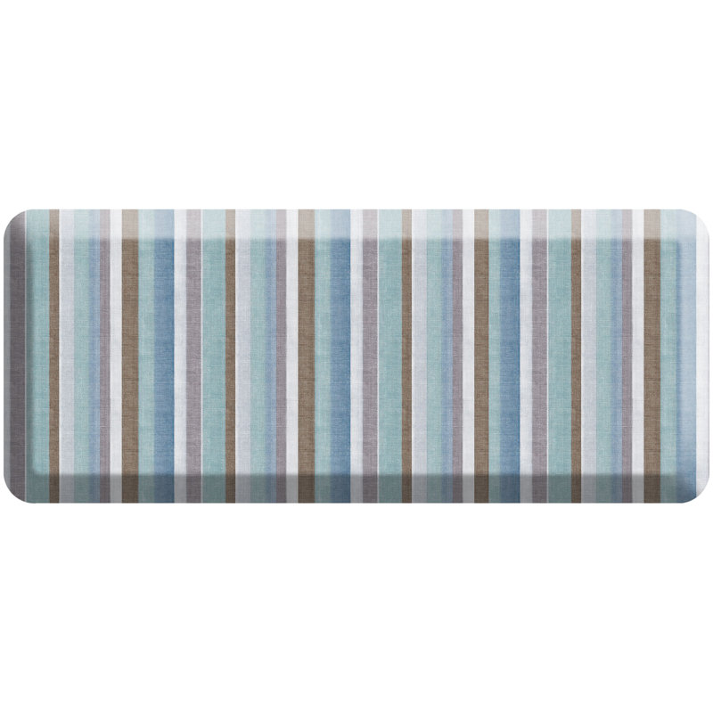 Tapis de cuisine anti-fatigue, motif Sunset Boulevard en paysage marin, Paysage marin, 20 po x 48 po