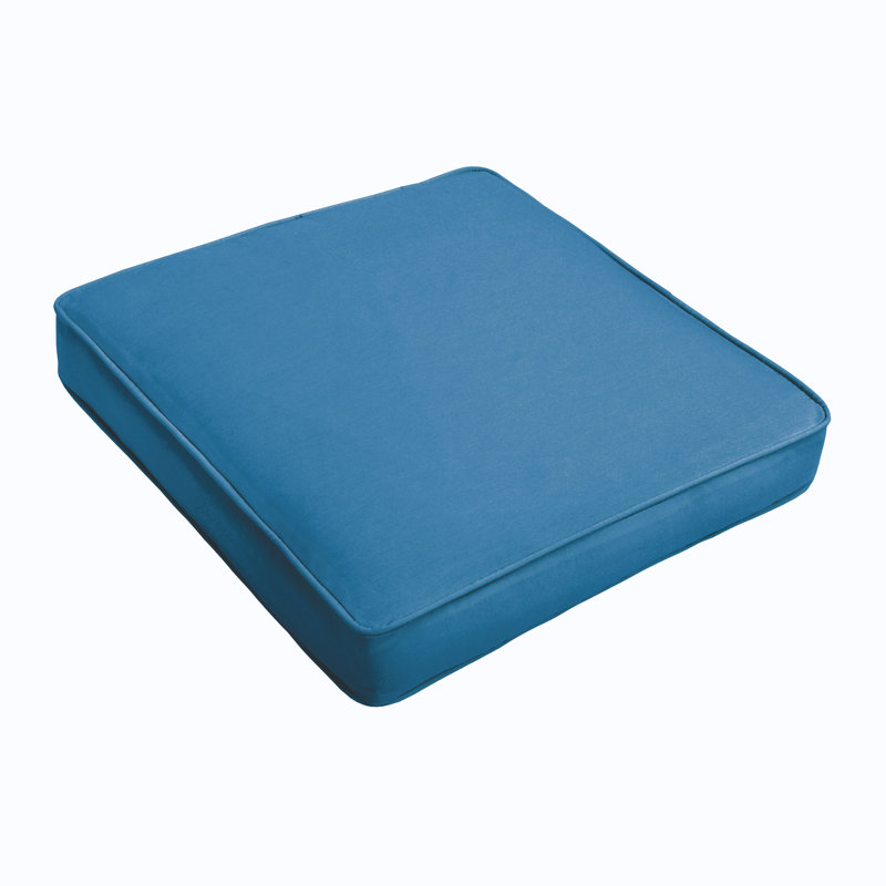 Parvati Outdoor Seat Cushion, Fresco Blue