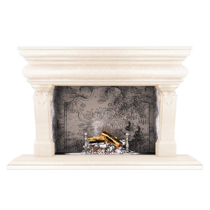 Great Adana Fireplace Surround, Smooth Beige