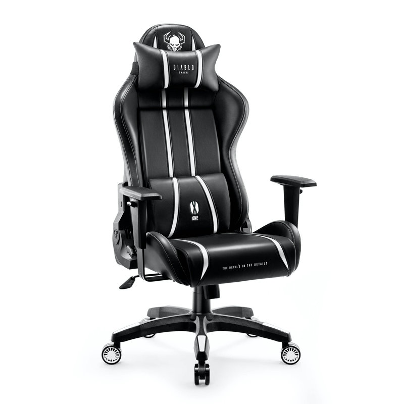 Executive Chair, Black, Black/White