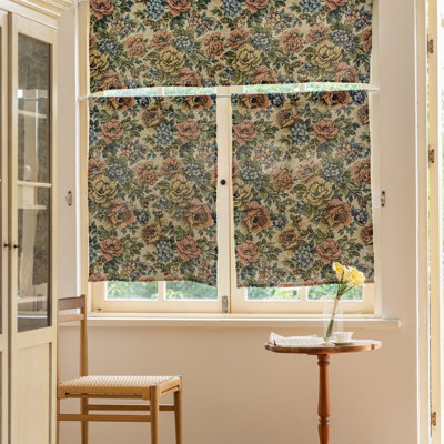 Polyester Small Short Curtains 2 Panels