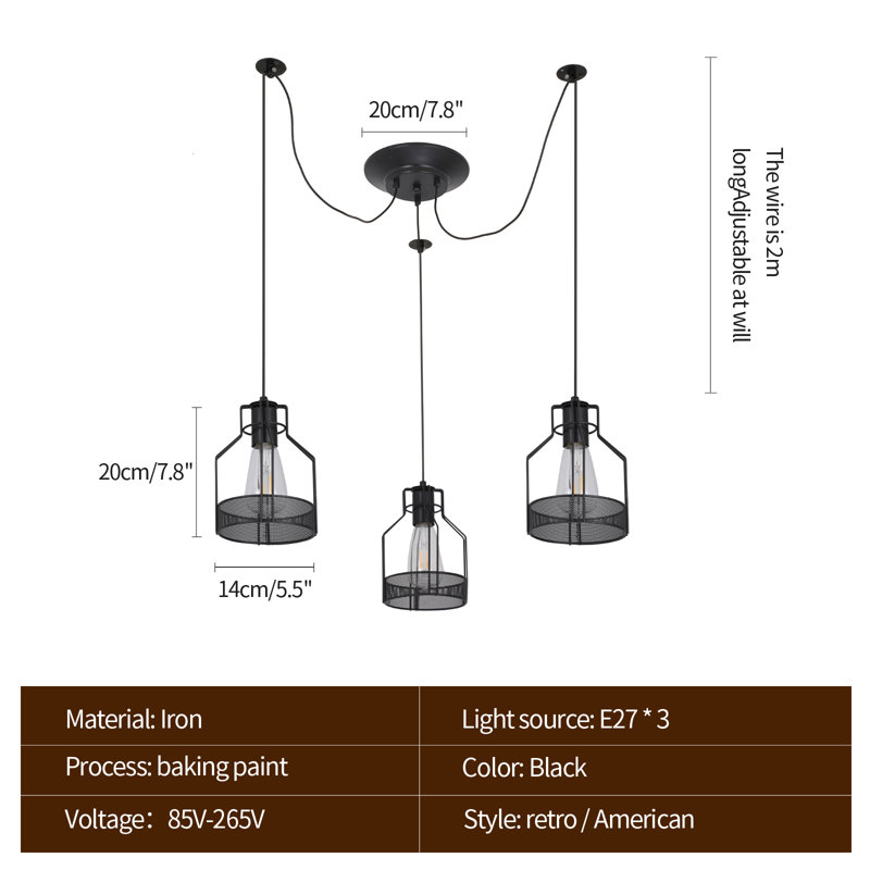 Morant 3 - Light Unique/Statement Chandelier