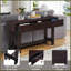 Table basse cannelée 52 pouces style Mid-Century Farmhouse-1085232520