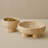 Priory Low Bowl-Travertine