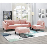 Angellina 5 - Piece Upholstered Sectional