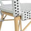 Ensembles de salle à manger de patio intérieur / extérieur Altesa toutes saisons avec table ronde en rotin et chaises empilables-2046050558-2046050545