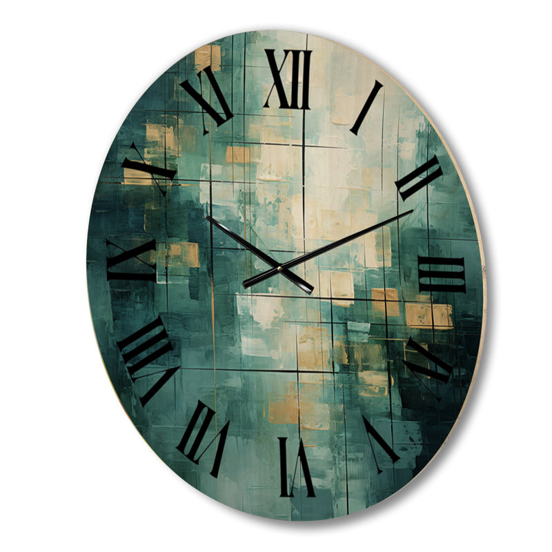 Horloge murale en bois massif Marquett, Petit