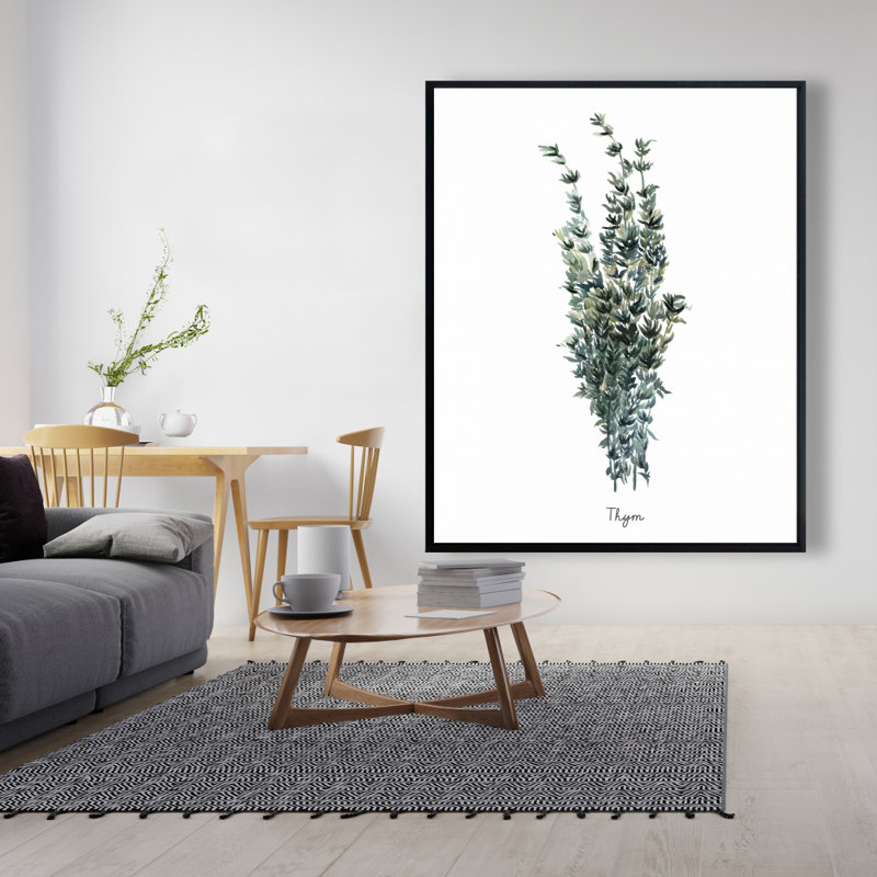 Thyme Leaves Bundle Print On Canvas