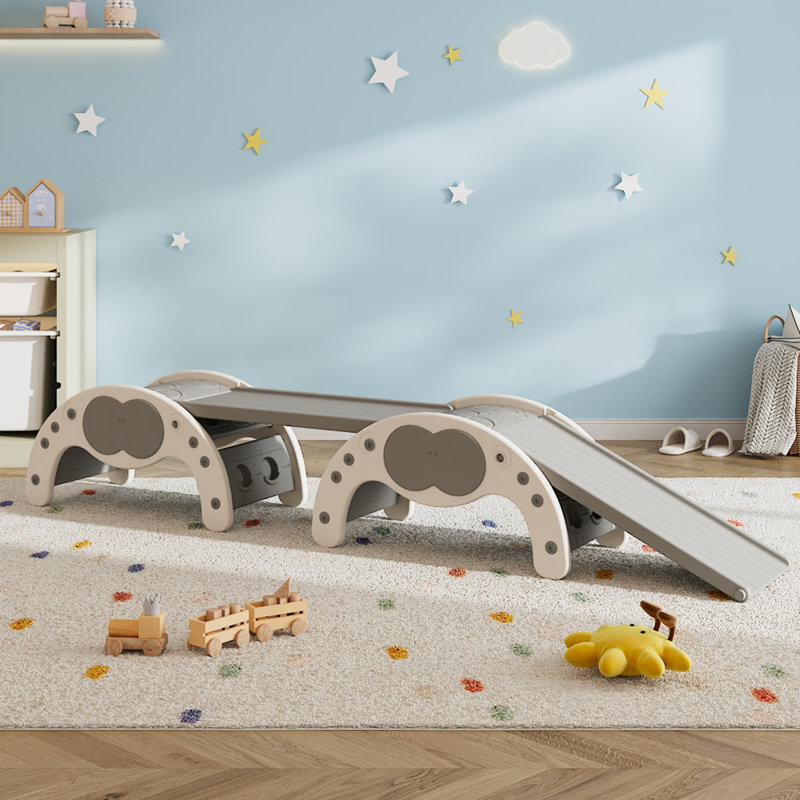 Freeport Park Indoor Slide, White/Grey