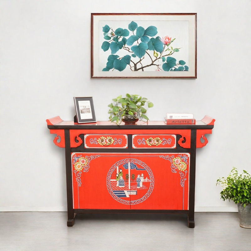 Console peinte