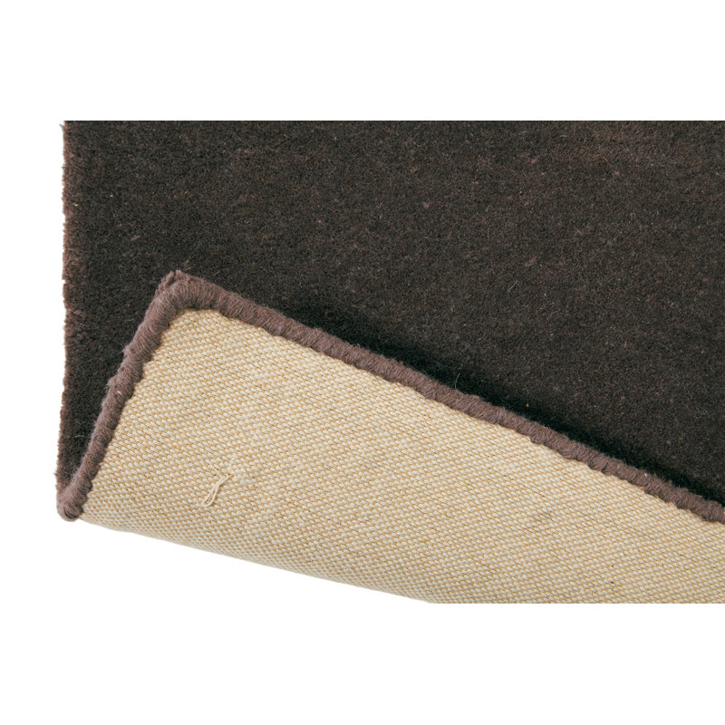 Hand Tufted Area Rug in Aubergine, Rectangle 5'7" x 7'10"