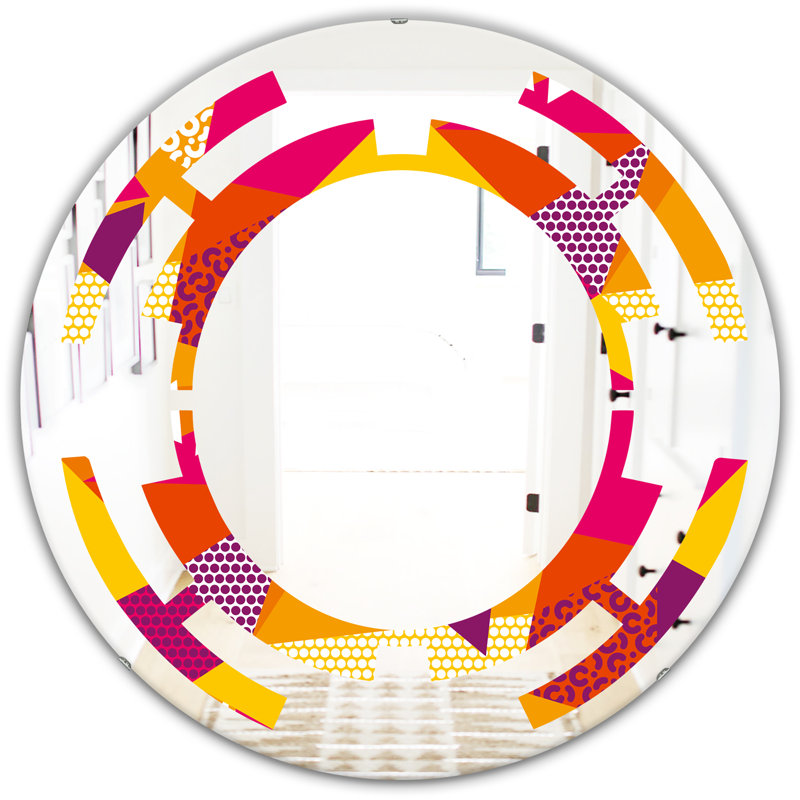 Miroir mural Space Geometric III, 23,6 po x 23,6 po