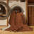 Machine Washable Trellis Brown Area Rug-704103965
