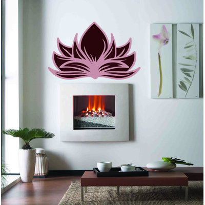 Lotus Flower Wall Decals, Custom Wall Decals, Arts Murals For Bedrooms Living Rooms, Yoga Room, Lotus Sticker, Lotus Flower Wall Art-GD563