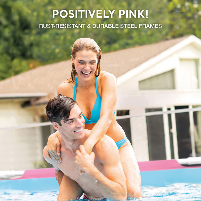Intex Plastic Round Frame Set Pool 30'' H x 96'' W x 96'' L