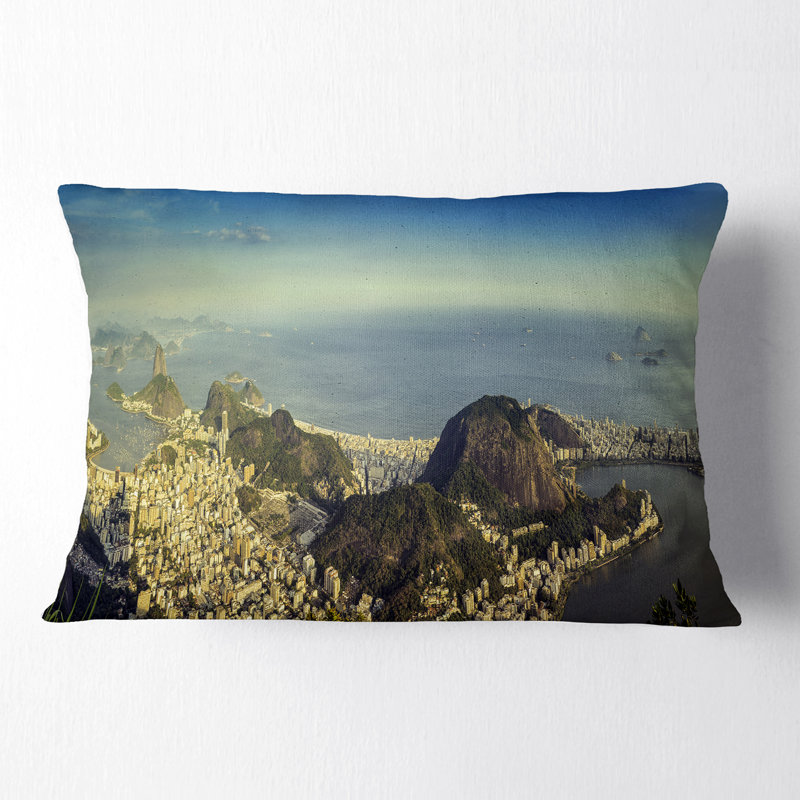 Coussin Schafer Landscape Rio De Janeiro avec Copacabana