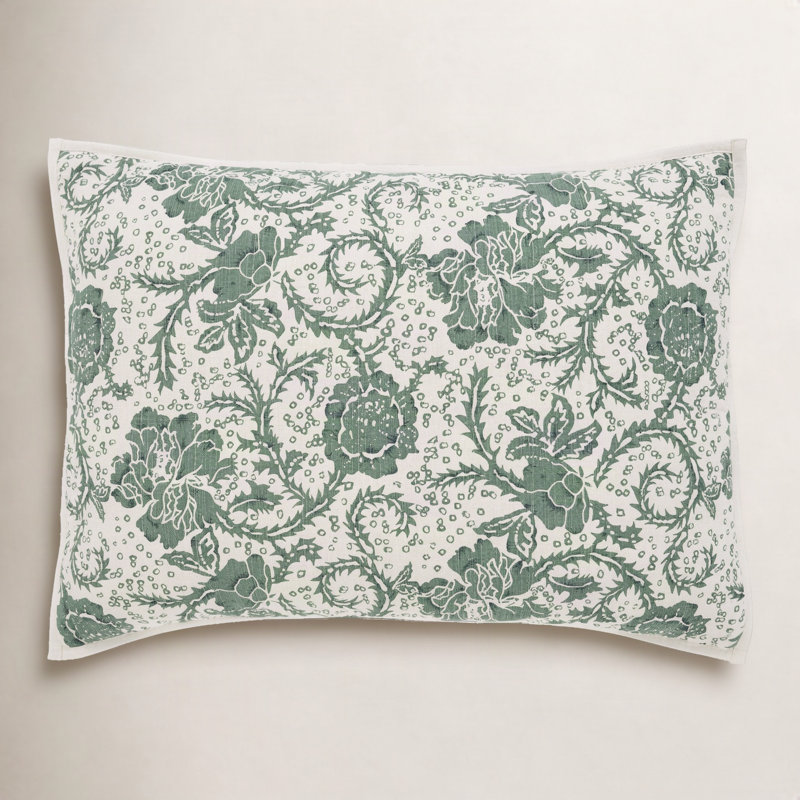 Daphnee Cantina 100% Cotton Ties Sham, Standard / Twin
