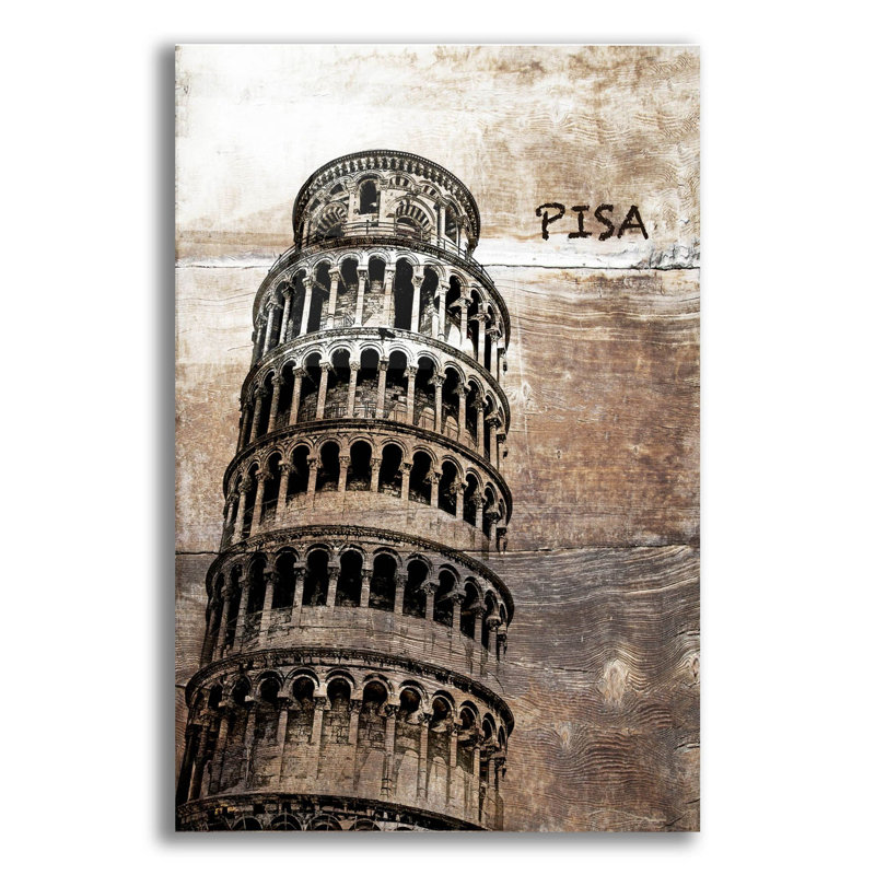 Wildon Home® «Italie» par Irena Orlov, art mural en verre acrylique, H 16 po x l 12 po x P 0,13 po