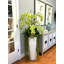 Orchid Arrangement with Cactus in Fiberstone Planter-292671248