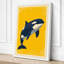 Leaping Orca Coastal - Wrapped Canvas-650559051-650559053