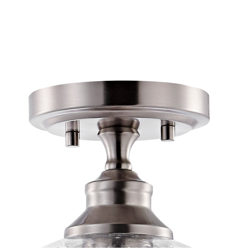 Chused Glass Semi Flush Mount