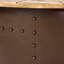 Table basse en bois et fer