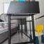 Simple Grey Rock Slab Double-drawer Writing Desk-1685055302
