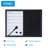 MasterVision Weekly Planner Magnetic Dry Erase White Board Black Felt Push Pin Bulletin Board Combo, 18" x 24", Black Frame