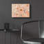  «Peach Pink Floral» par Silvia Vassileva, art mural en verre acrylique