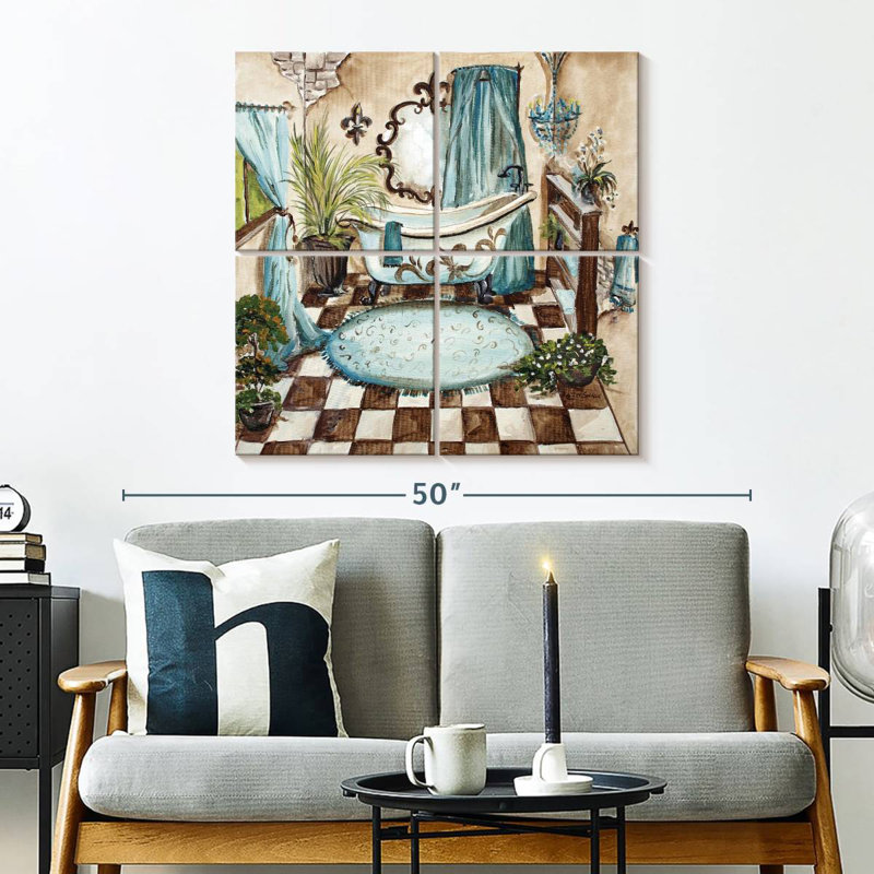 Kerrick Le Bain Azul I, H 32 po x l 32 po