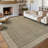 Modern Machien Washable Rugs for Living Room Ultra-Soft Geometric Bordered Indoor Rug, Non Shedding Low Pile Bedroom Carpet, Contemporary Floor Mats for Nursery-337464418-343292049