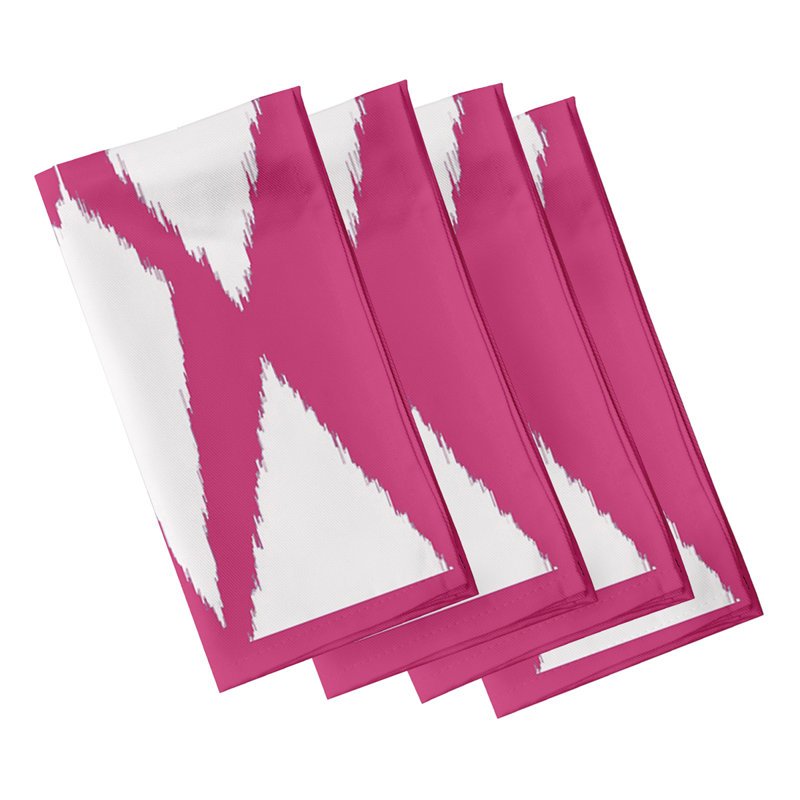 Serviette Figaro, L 18 po x L 18 po, Fushia
