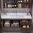 Retro brown vanitie bathroom cabinet