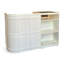 Modern Rectangular Manufactured Wood Reception Desk-705816372-705816378