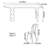 Black Retro Creative Solid Wood Dining Table Set-105364603