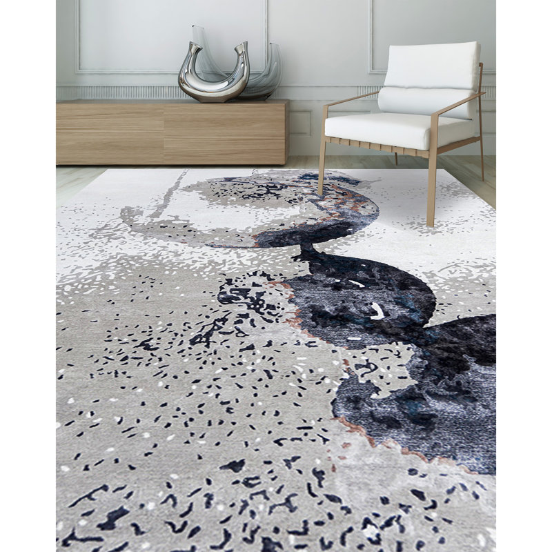 Abstract Area Rug, Rectangle 8' x 10'
