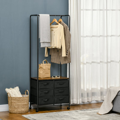 Ultra 63.5cm Rolling Clothes Racks