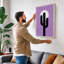 Desert Moon Minimalist - Wrapped Canvas-856146966-856146967
