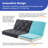 6" Thick Full Size Pillow Top Futon Mattress Replacement(Frame Not Included), Gel Memory Foam, Removable Cover, Dark Gray, Compression Packaging(71X52X6")-115981307