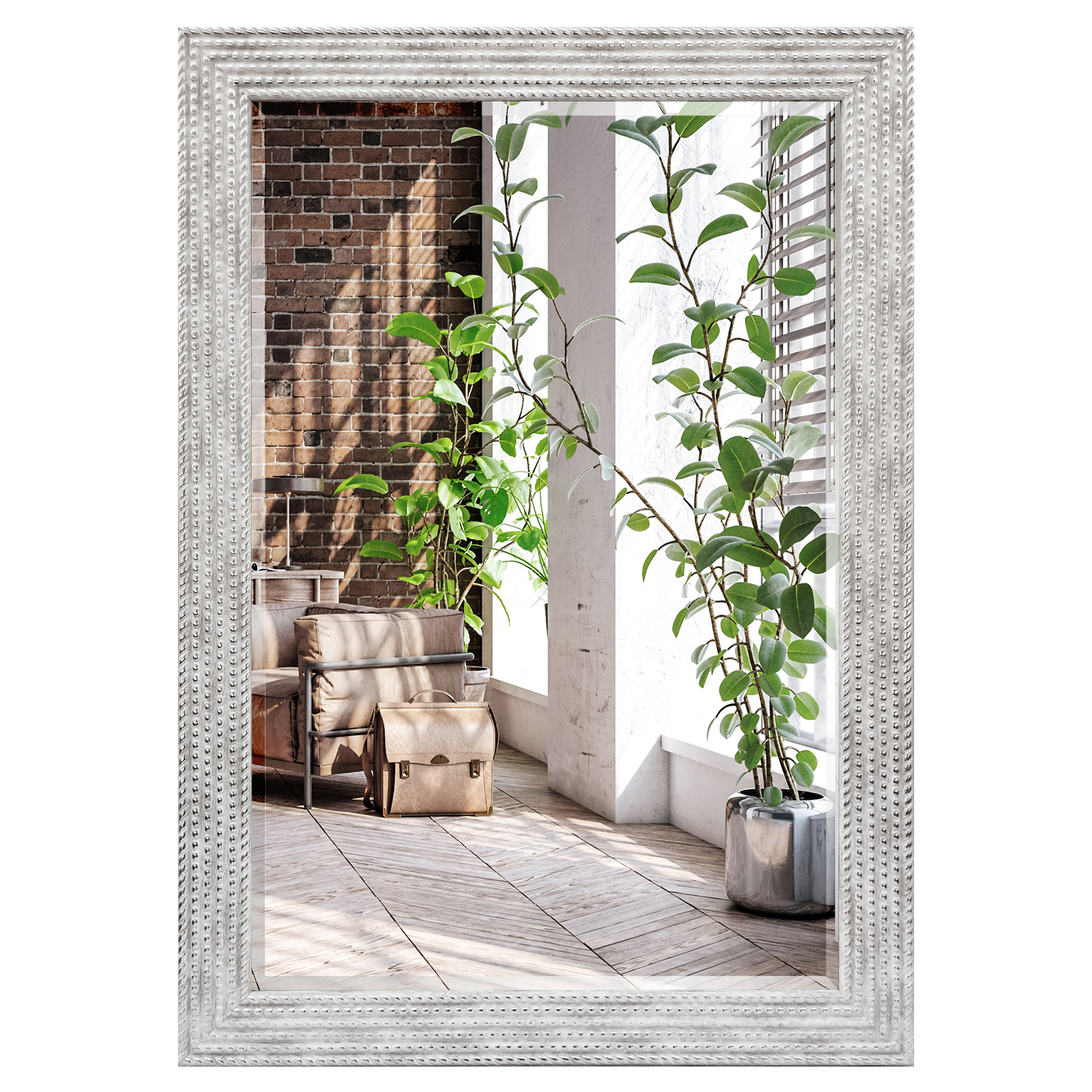 Ebern Designs Arava Rectangle Glass Wall Mirror | Wayfair