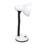 Lampe de bureau à col de cygne Frigon, blanc neige, 36,2 cm (14,25 po) de hauteur