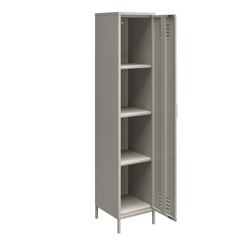 Thiam 1 -Door Cabinet, Taupe
