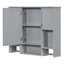Armoire de rangement murale moderne, armoire de salle de bain murale avec miroir, armoire à pharmacie avec barre à serviettes-661730181