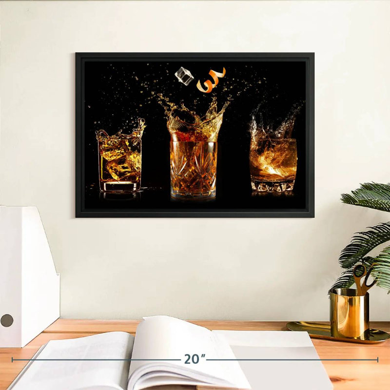 Verre à whisky Yarlin, H 9 po x l 13 po
