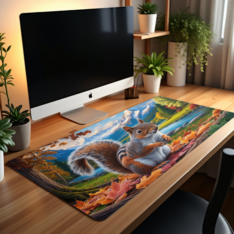 Polyester Desk Pad, 31.5x15.5